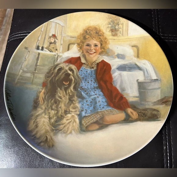 Knowles Other - Vintage “Annie And Sandy” 1st Ed By William Chambers collectible plate 1983